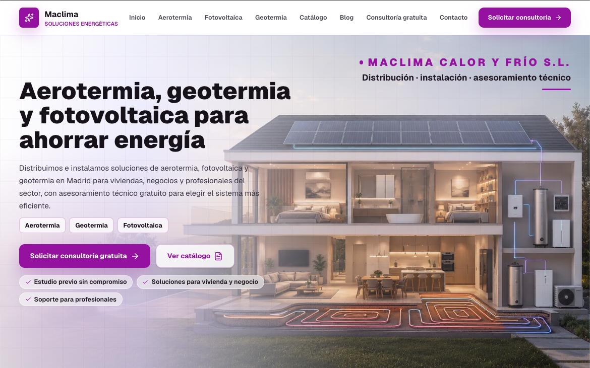 Maclima — Soluciones energéticas