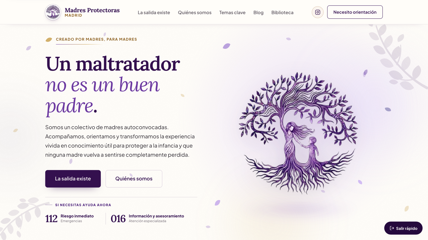 Madres Protectoras Madrid — Colectivo de apoyo y divulgación